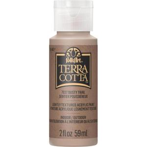 imageFolkArt Snowbank Assorted Acrylic 2 fl oz  59ml Terra Cotta Paint For Easy To Apply DIY Crafts Art Supplies With A Textured Finish 7011Dusty Trail