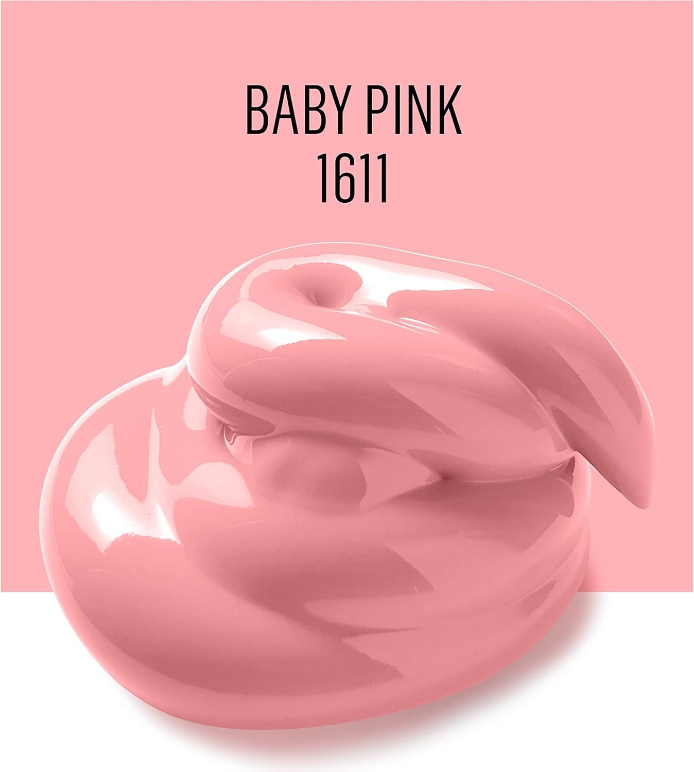 imageFolkArt Outdoor Acrylic Paint in Assorted Colors 2 Ounce 1614 Engine RedBaby Pink