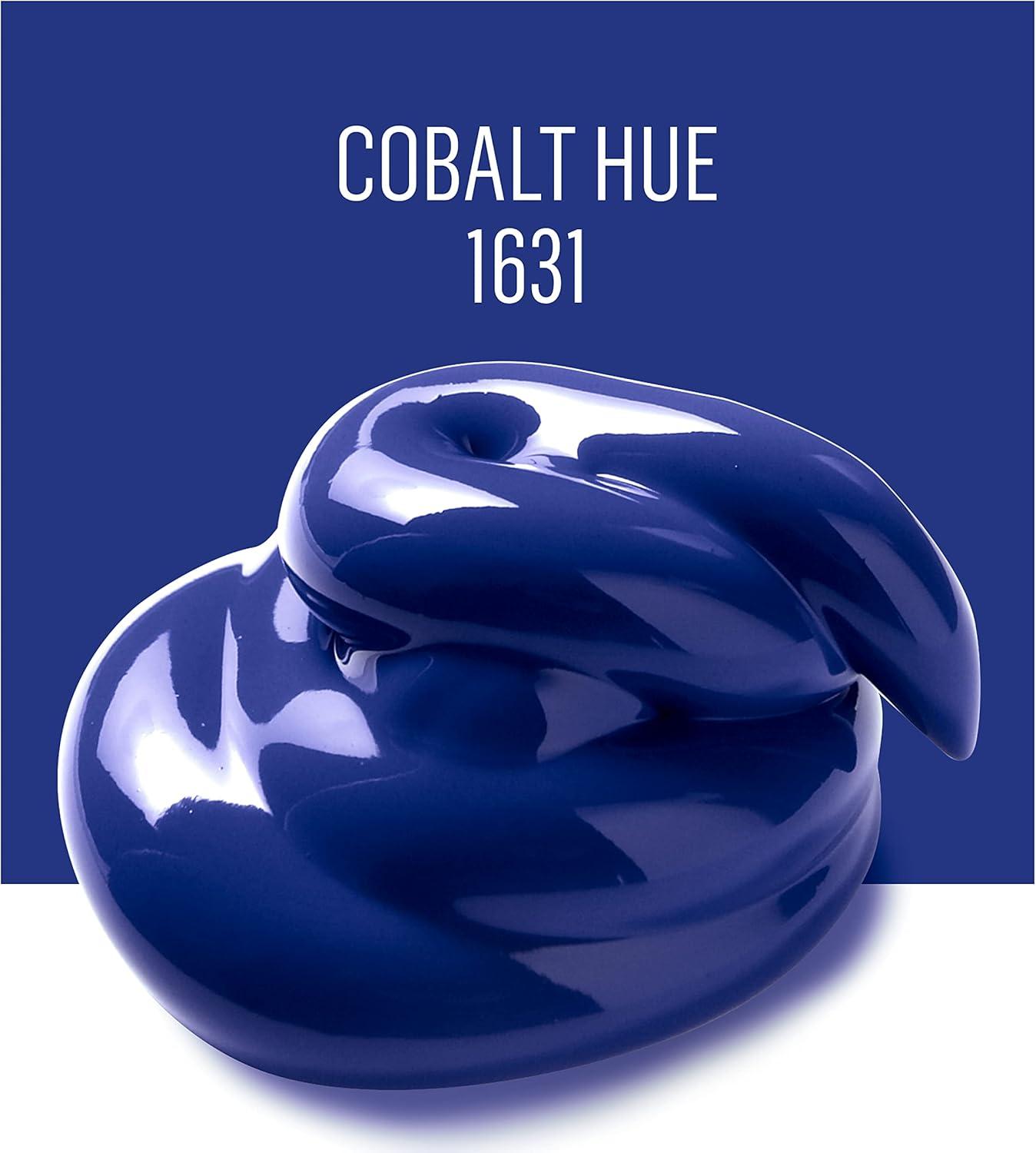 imageFolkArt Outdoor Acrylic Paint in Assorted Colors 2 Ounce 1614 Engine RedCobalt