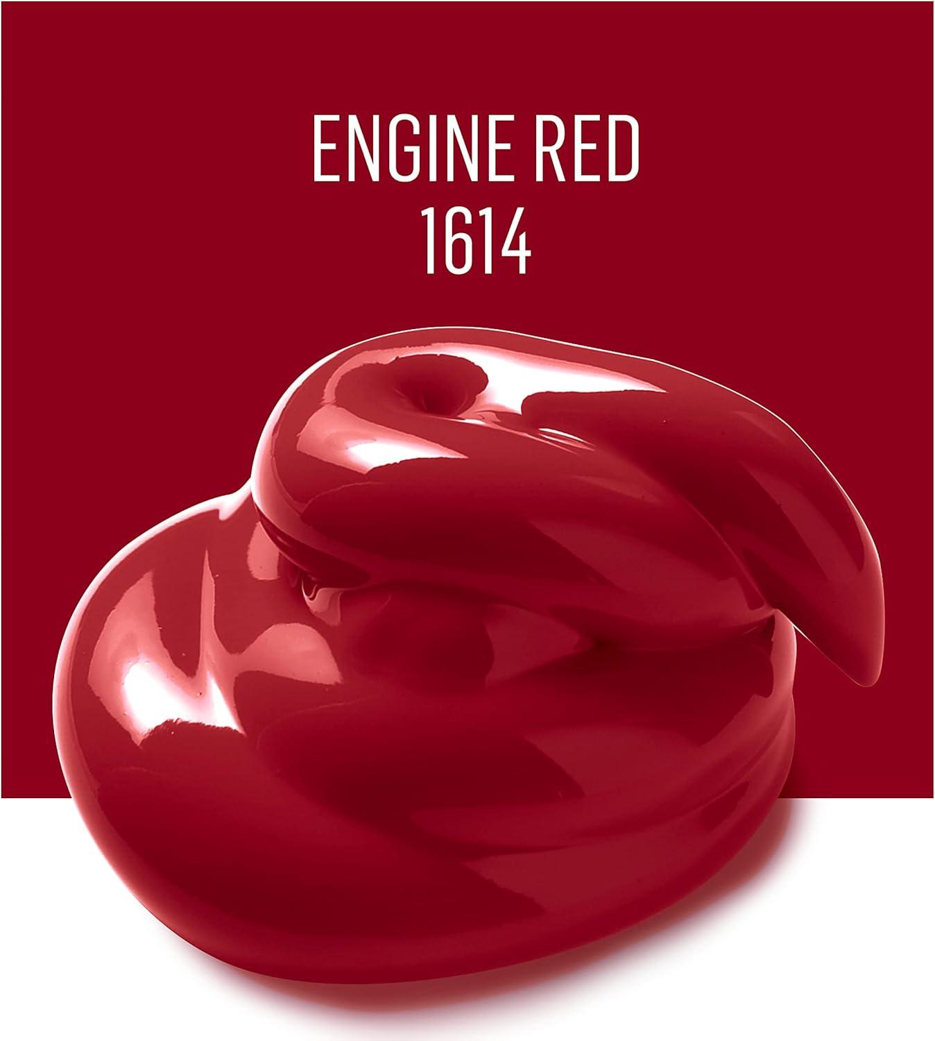 imageFolkArt Outdoor Acrylic Paint in Assorted Colors 2 Ounce 1614 Engine RedEngine Red