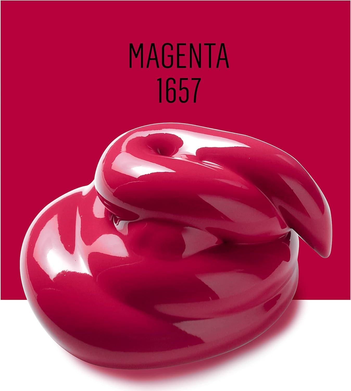 imageFolkArt Outdoor Acrylic Paint in Assorted Colors 2 Ounce 1614 Engine RedMagenta