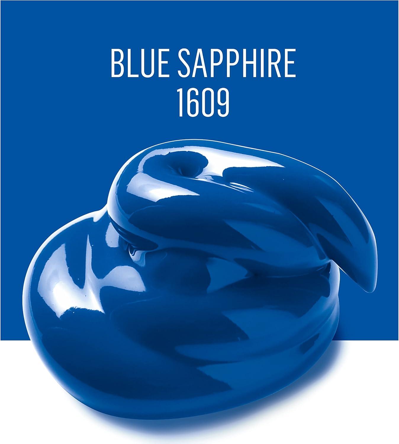 imageFolkArt Outdoor Acrylic Paint in Assorted Colors 2 Ounce 1614 Engine RedMetallic Blue Sapphire