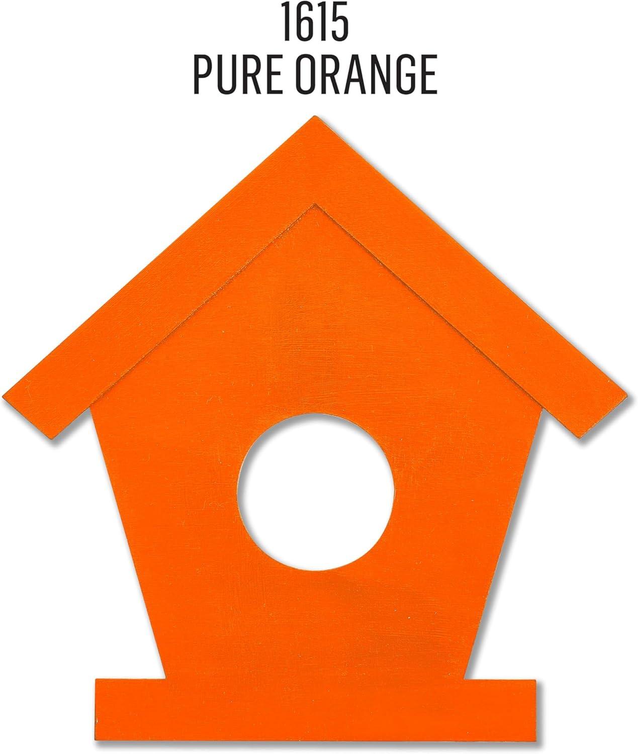 imageFolkArt Outdoor Acrylic Paint in Assorted Colors 2 Ounce 1614 Engine RedPure Orange