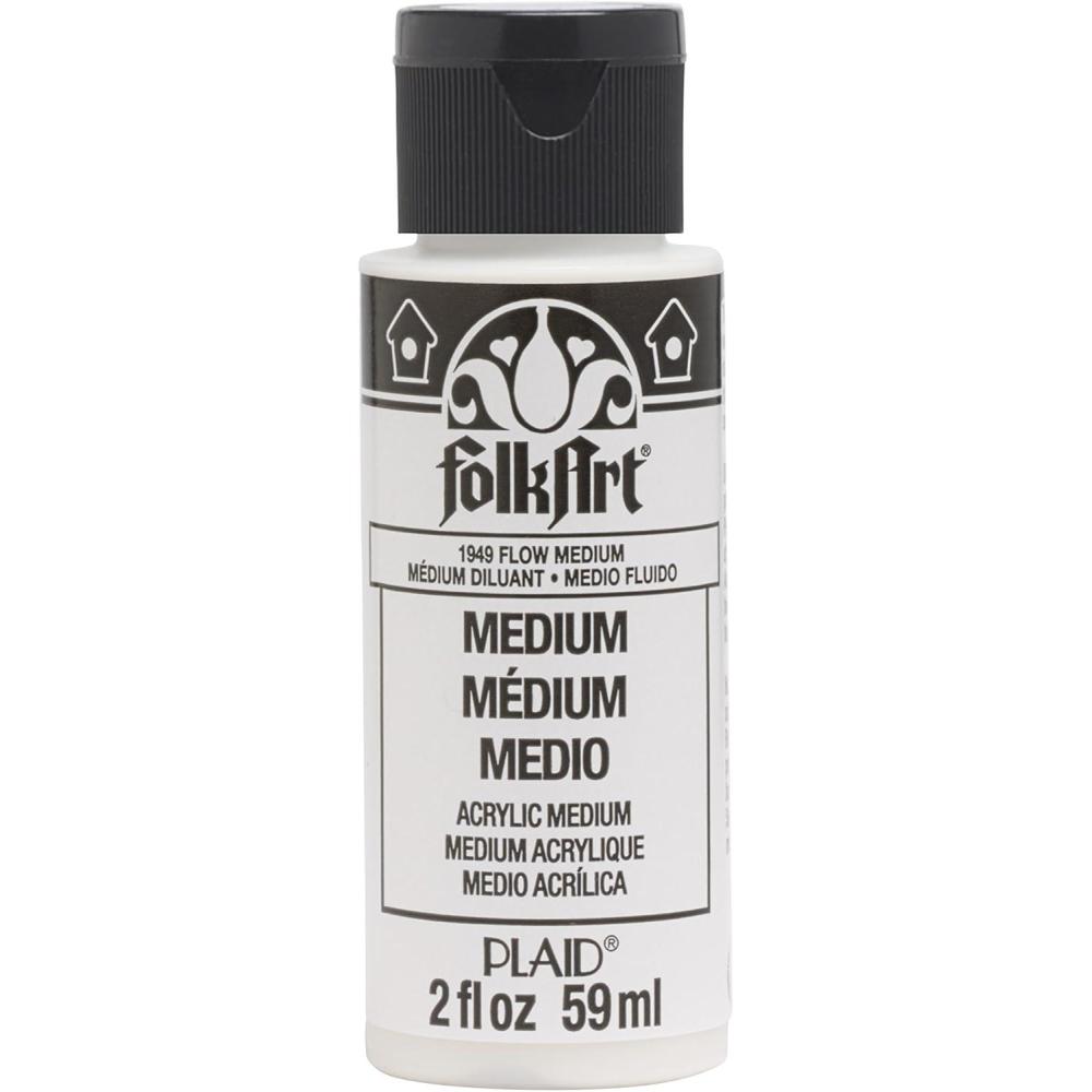 imageFolkArt Outdoor Acrylic Paint in Assorted Colors 2 Ounce 1614 Engine RedFlow Medium