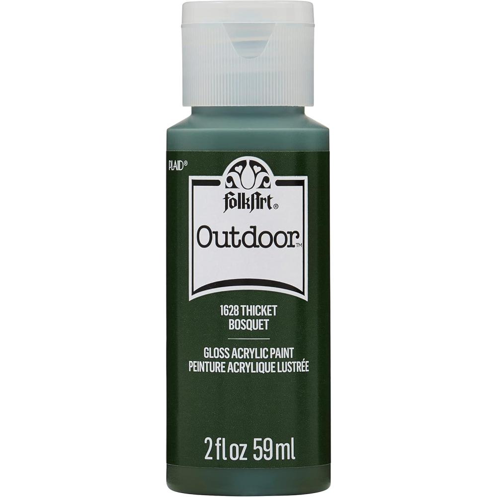 imageFolkArt Outdoor Acrylic Paint in Assorted Colors 2 Ounce 1614 Engine RedThicket