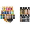 imageFolkArt 99445 24 Bottle Acrylic Craft Paint Set with 10 Pack of Brushes 2oz Colors May VaryAssorted Colors