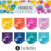 imageFolkArt Expressive Mindful Matte Acrylic Craft Kit Colors 17 Piece Set with 8 Paints 6 Fine Tip Tops and 3 Premium Paintbrushes 2 fl ozEnergetic