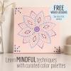 imageFolkArt Expressive Mindful Matte Acrylic Craft Kit Colors 17 Piece Set with 8 Paints 6 Fine Tip Tops and 3 Premium Paintbrushes 2 fl ozPositive