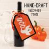 imageFolkArt Halloween Acrylic Paint Kit 15 Piece Set Including 6 Stencils and a Premium Brush