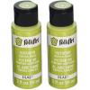 imageFolkArt Outdoor Acrylic Paint in Assorted Colors 2 Ounce 1614 Engine RedYellow Citron