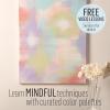imageFolkArt Peaceful Mindful Matte Acrylic Craft Kit Colors 14 Piece Set with 8 Paints and 6 Premium PaintbrushesPeaceful