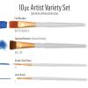imageFolkArt Ultimate Tool Kit 38 Piece Set Including 30 Premium Paintbrushes and 8 Foam Spouncers Perfect for DIY Arts and Crafts Projects PROMOFATLS24 Assorted