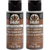 imageFolkArt multisurface metallic paint 2 oz Bright GoldChocolate Brown