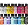 imageFolkArt 16 Piece Multi Surface Acrylic Craft Paint Set Formulated to be NonToxic that is Perfect for Beginners and Artists Bright Colors Count 2 Fl Oz Pack of 16