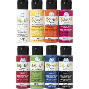 imageFolkArt Brush on Fabric Acrylic Paint Beginner Set 2Ounce