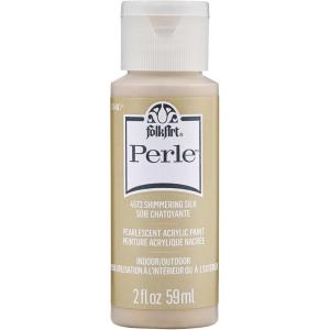 imageFolkArt Perle Acrylic Craft Paint Strawberry Ice 2 fl ozShimmering Silk