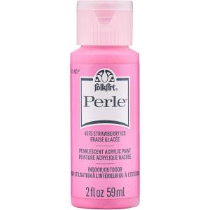 imageFolkArt Perle Acrylic Craft Paint Strawberry Ice 2 fl ozStrawberry Ice