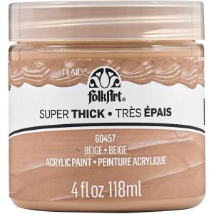 imageFolkArt Super Thick Acrylic Paint with a Textured Finish White 4 ozBeige