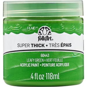 imageFolkArt Super Thick Acrylic Paint with a Textured Finish White 4 ozLeafy Green