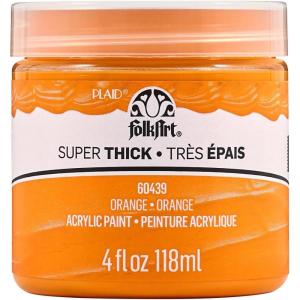 imageFolkArt Super Thick Acrylic Paint with a Textured Finish White 4 ozOrange