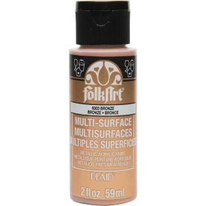 imageFolkArt multisurface metallic paint 2 oz Bright GoldMetallic Bronze