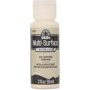 imageFolkArt multisurface metallic paint 2 oz Bright GoldMetallic Champagne