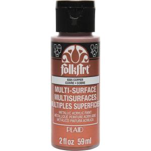 imageFolkArt multisurface metallic paint 2 oz Bright GoldMetallic Copper