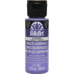 imageFolkArt multisurface metallic paint 2 oz Bright GoldMetallic Tanzanite