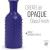 imageFolkArt Murano Opaque Acrylic Glass Paint Ultra Blue Perfect for Indoor and Outdoor Arts and Crafts Projects 2 fl ozOpaque Purple