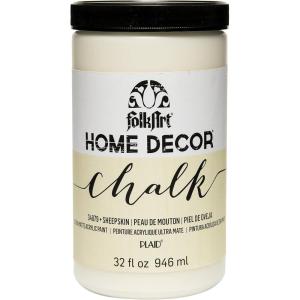 image:imageFolkArt Home Decor Chalk Furniture amp Craft Acrylic Paint in Assorted Colors 32 ounce Cottage White25643Sheepskin