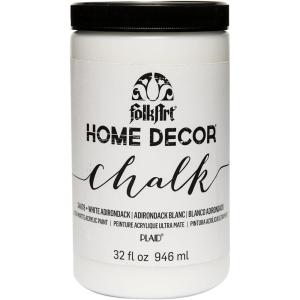 image:imageFolkArt Home Decor Chalk Furniture amp Craft Acrylic Paint in Assorted Colors 32 ounce Cottage White25643White Adirondack